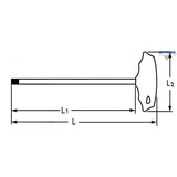 HEYTEC 50813474080 Т-образна ръкохватка TORX T40 - Rittbul