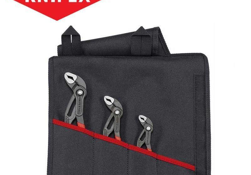 KNIPEX 00 19 55 S9 Комплект клещи Cobra 150/250/300 мм (3 части) в текстилен калъф - Rittbul