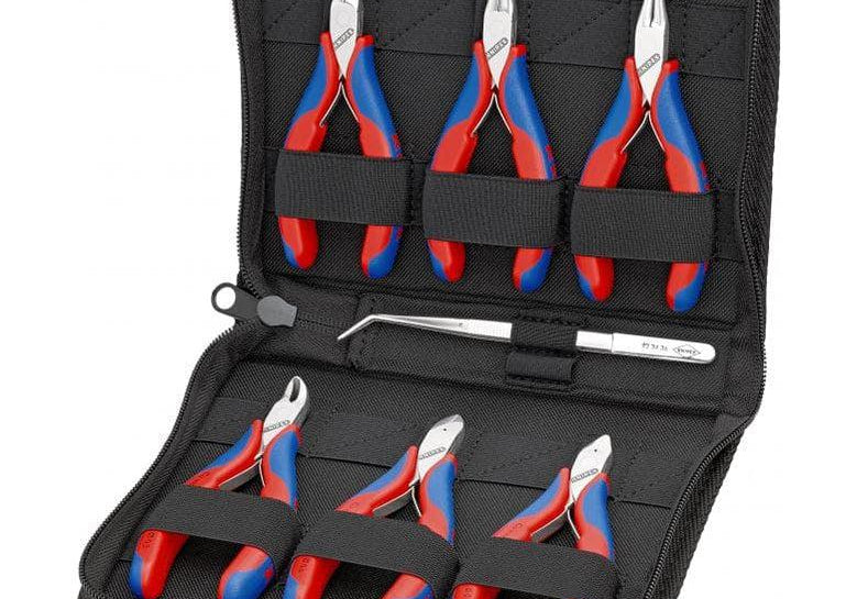KNIPEX 00 20 16 Комплект клещи Електроника в чантичка (6 части)