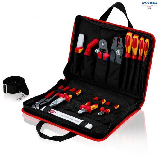 KNIPEX 00 21 11 Чанта с инструменти Compact Electric (14 части) - Rittbul