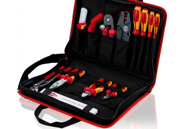 KNIPEX 00 21 11 Чанта с инструменти Compact Electric (14 части) - Rittbul