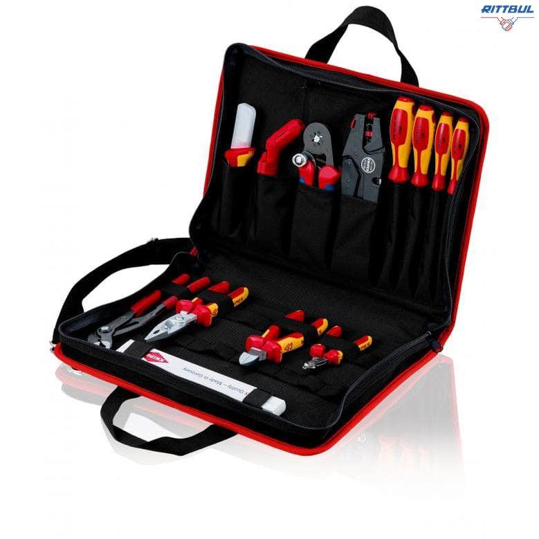 KNIPEX 00 21 11 Чанта с инструменти Compact Electric (14 части) - Rittbul