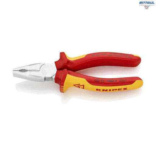 KNIPEX 01 06 160 Клещи комбинирани 160 мм, изолирани - Rittbul