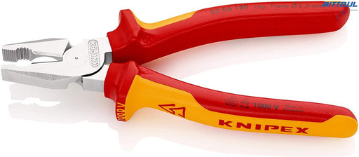 KNIPEX 02 06 180 Комбинирани клещи, усилени, изолирани 1000 V - Rittbul