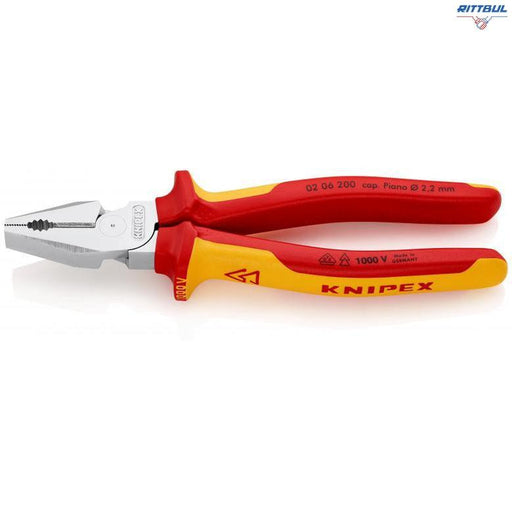 KNIPEX 02 06 200 Усилени клещи, изолирани - Rittbul