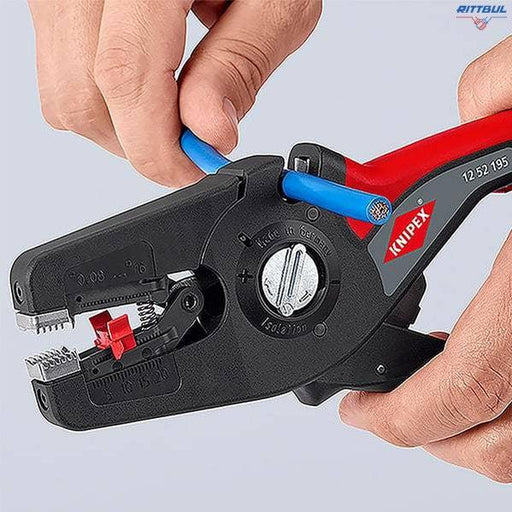 KNIPEX 12 52 195 SB Клещи заголващи “PreciStrip 16“ - Rittbul