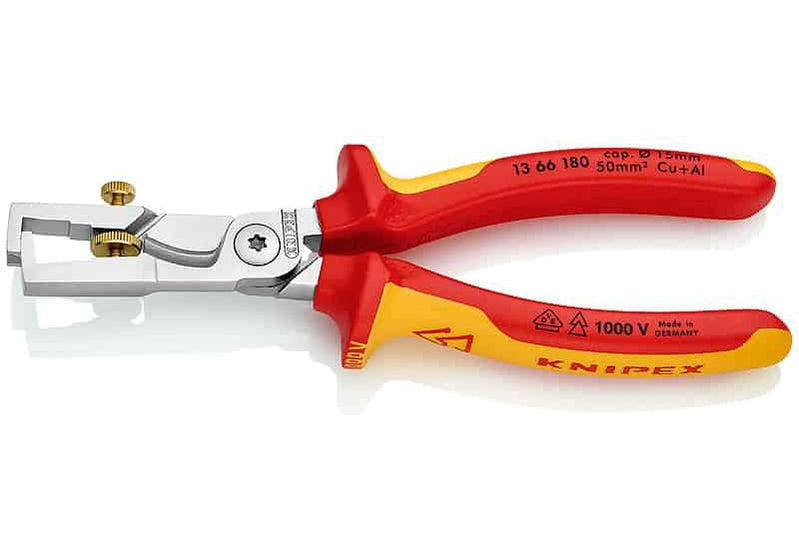 KNIPEX 13 66 180 Клещи за рязане и заголване на кабел
