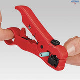 KNIPEX 16 60 06 SB Инструмент за сваляне изолация на коаксиални кабели - Rittbul