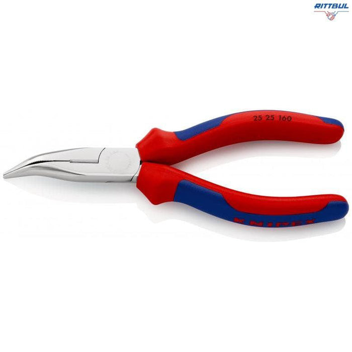 KNIPEX 25 25 160 Островърхи клещи, закривени, 160 мм