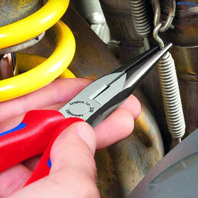KNIPEX 26 12 200 Клещи с прави челюсти, 200 мм, с резец - Rittbul