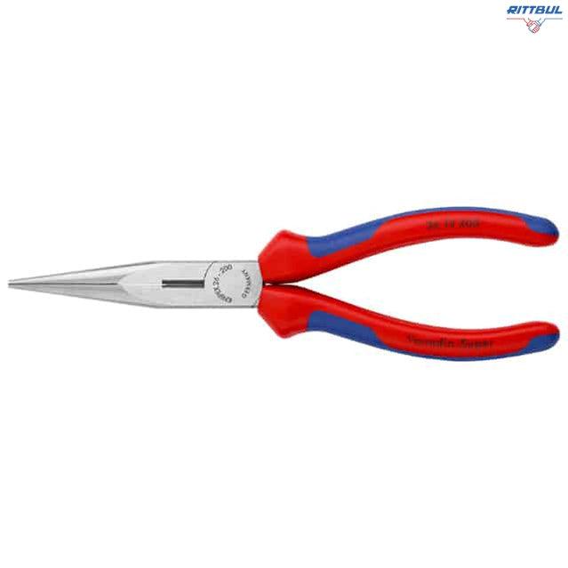 KNIPEX 26 12 200 Клещи с прави челюсти, 200 мм, с резец - Rittbul