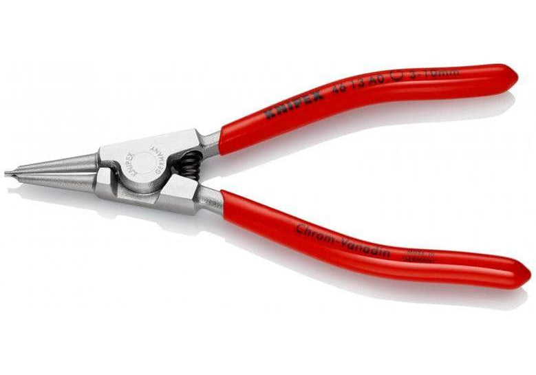 KNIPEX 46 13 A0 Зегер клещи за вал, прави, 3 - 10 мм, хромирани