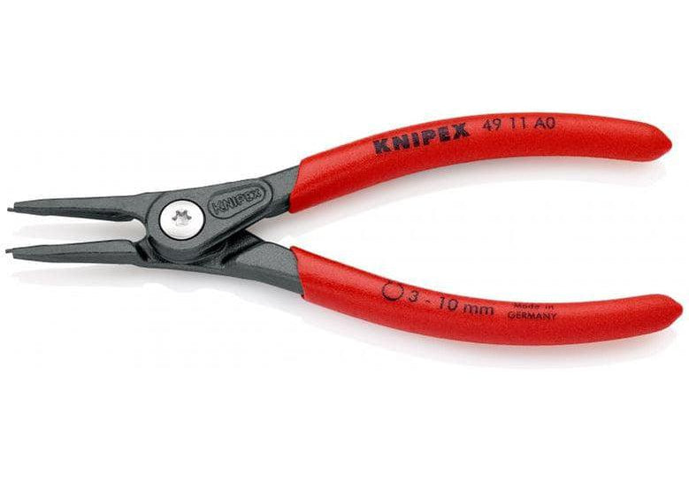 KNIPEX 49 11 A0 Зегер клещи прави 3 - 10 мм, за валове