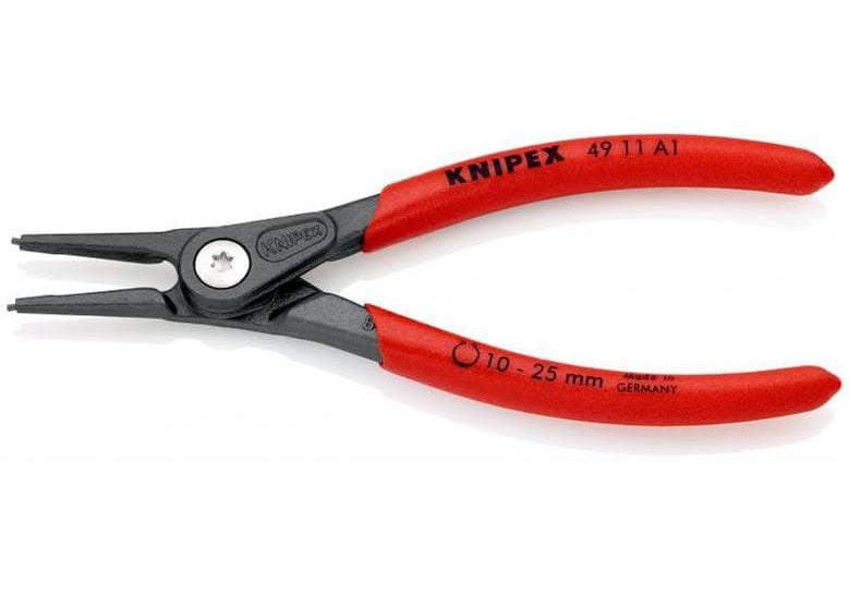 KNIPEX 49 11 A1 Зегер клещи прави 10 - 25 мм, за валове - Rittbul