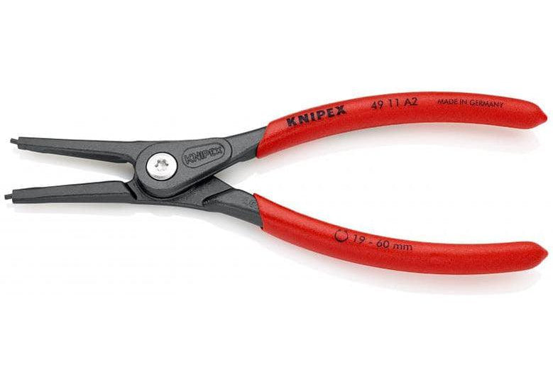 KNIPEX 49 11 A2 Зегер клещи прави 19 - 60 мм, за валове