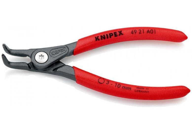 KNIPEX 49 21 A01 Зегер клещи закривени 3 - 10 мм, за валове