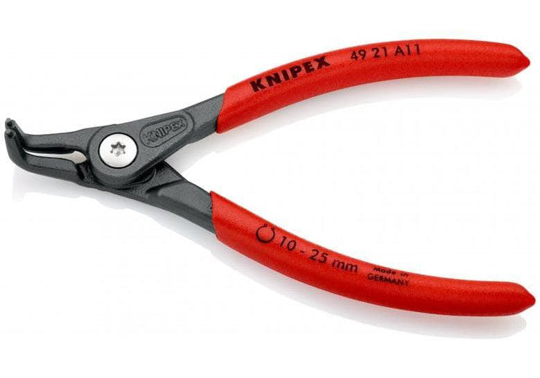 KNIPEX 49 21 A11 Зегер клещи закривени 10 - 25 мм, за валове