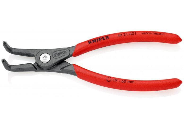KNIPEX 49 21 A21 Зегер клещи закривени 19 - 60 мм, за валове