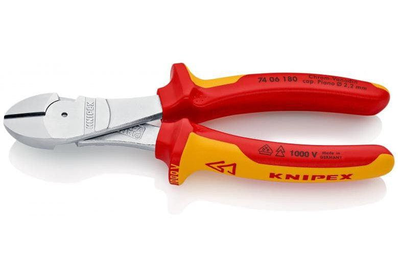 KNIPEX 74 06 180 Странични секачки VDE, усилени 180 мм - Rittbul