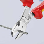 KNIPEX 74 06 200 Странични секачки, усилени 200 мм