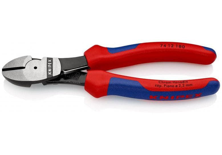 KNIPEX 74 12 180 Странични секачки, усилени, 180 мм