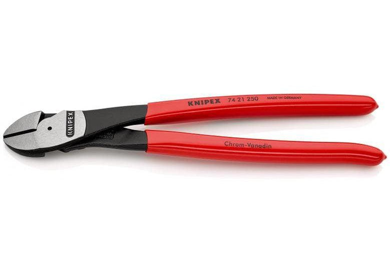KNIPEX 74 21 250 Клещи за рязане, усилени, закривени под ъгъл, 250 мм
