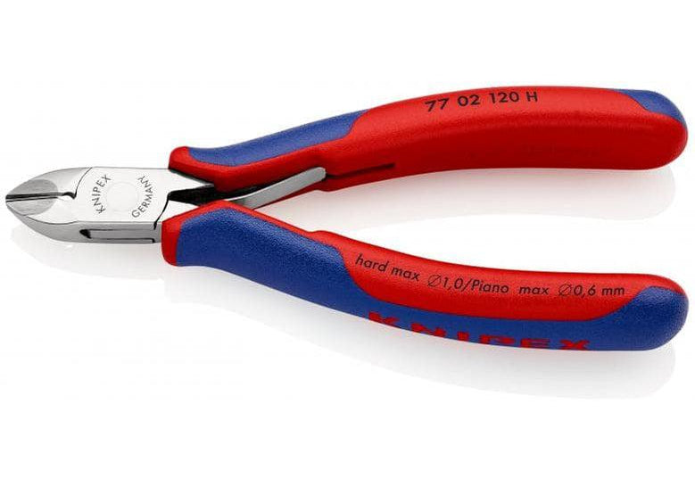 KNIPEX 77 02 120 H Странични резачки електроника, с твърдоспладни пластини - Rittbul