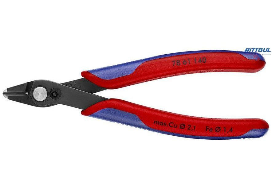 KNIPEX 78 61 140 Клещи резачки Електроника Super Knips XL 140 мм - Rittbul