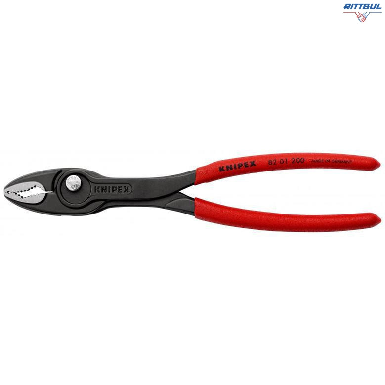 KNIPEX 82 01 200 Клещи за захващане и затягане TwinGrip, 200 мм - Rittbul