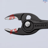 KNIPEX 82 02 200 Клещи за захващане и затягане TwinGrip, 200 мм