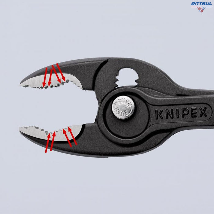 KNIPEX 82 02 200 Клещи за захващане и затягане TwinGrip, 200 мм