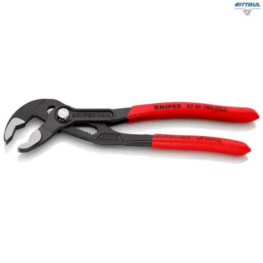 KNIPEX 87 01 180 Клещи “Cobra“ 180 мм, за тръби до 1 1/2“ - Rittbul