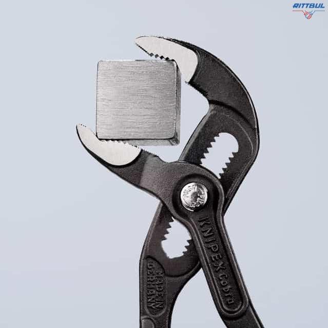KNIPEX 87 01 180 Клещи “Cobra“ 180 мм, за тръби до 1 1/2“ - Rittbul