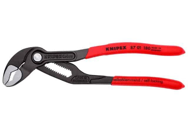KNIPEX 87 01 180 Клещи “Cobra“ 180 мм, за тръби до 1 1/2“ - Rittbul