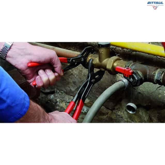 KNIPEX 87 01 300 Клещи “Cobra“ 300 мм за тръби до 2 3/4“ - Rittbul