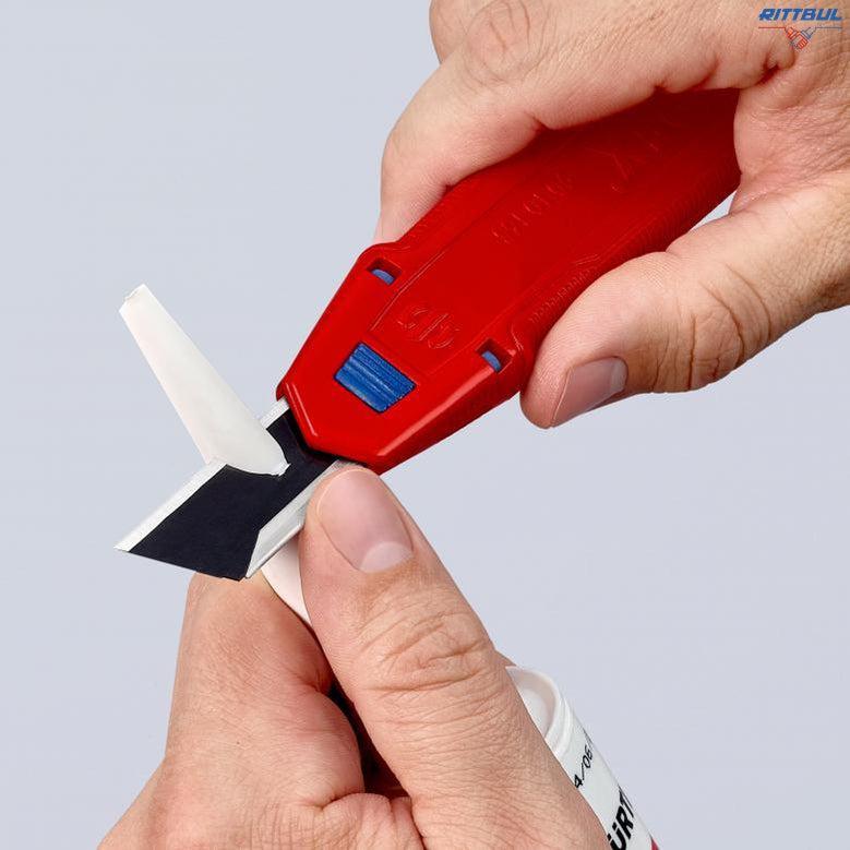 KNIPEX 90 10 165 BK Универсален макетен нож KNIPEX CutiX, 165 мм - Rittbul