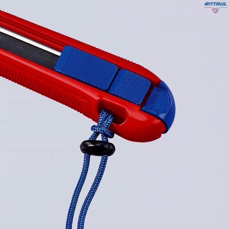 KNIPEX 90 10 165 BK Универсален макетен нож KNIPEX CutiX, 165 мм - Rittbul