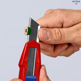 KNIPEX 90 10 165 BK Универсален макетен нож KNIPEX CutiX, 165 мм - Rittbul