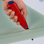 KNIPEX 90 10 165 BK Универсален макетен нож KNIPEX CutiX, 165 мм - Rittbul