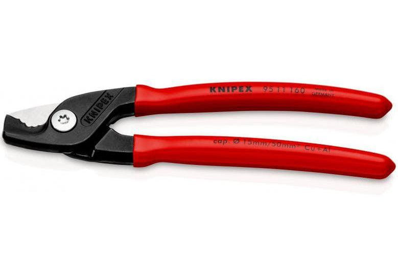 KNIPEX 95 11 160 Ножица за кабели StepCut, 160 мм - Rittbul