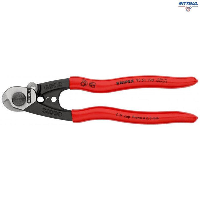 KNIPEX 95 61 190 Ножица за стоманени въжета, 190 мм