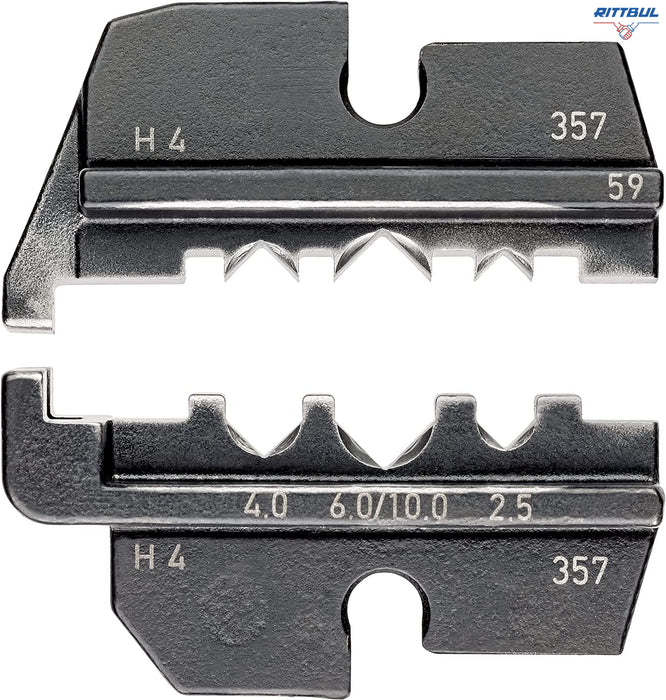 KNIPEX 97 49 59 Скоби за кримпване на Helios H4 (Amphenol) 2.5 - 6 мм2