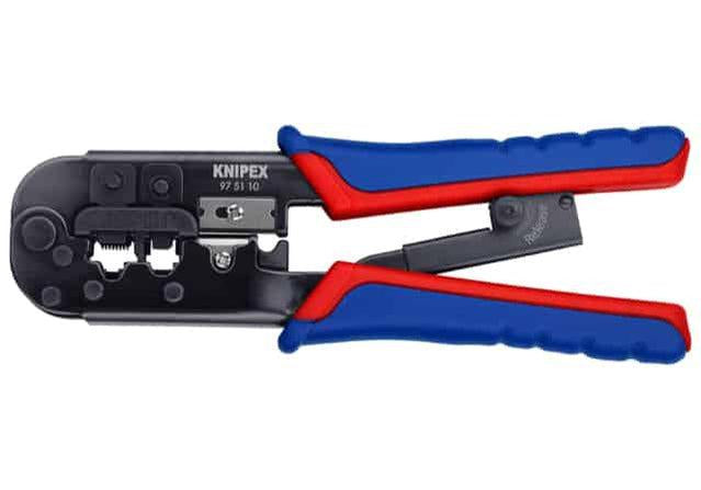KNIPEX 97 51 10 Кримпващи клещи RJ 11/12/45 - Rittbul