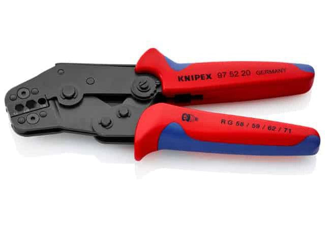 KNIPEX 97 52 20 Кримпващи клещи за BNC и TNC конектори - Rittbul
