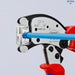 KNIPEX 97 53 18 Twistor®16 Саморегулиращи се клещи за кримпване на телени накрайници с въртяща се глава на матрицата - Rittbul
