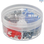 KNIPEX 97 99 908 Комплект двойни гилзи в пластмасова кутия (0.75 - 2.5 мм2) - Rittbul