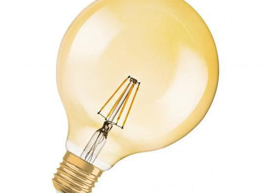 LEDVANCE 4052899962071 Ретро LED крушка 4W/2400K 450lm E27 GOLD GLOBE - Rittbul