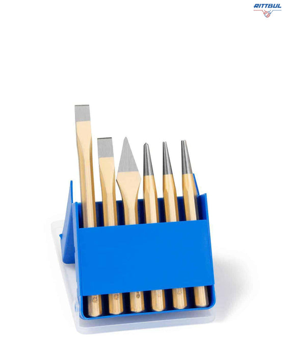 Rennsteig 421 001 0 Комплект инструменти за метал (6 части) в пластмасова кутия - Rittbul