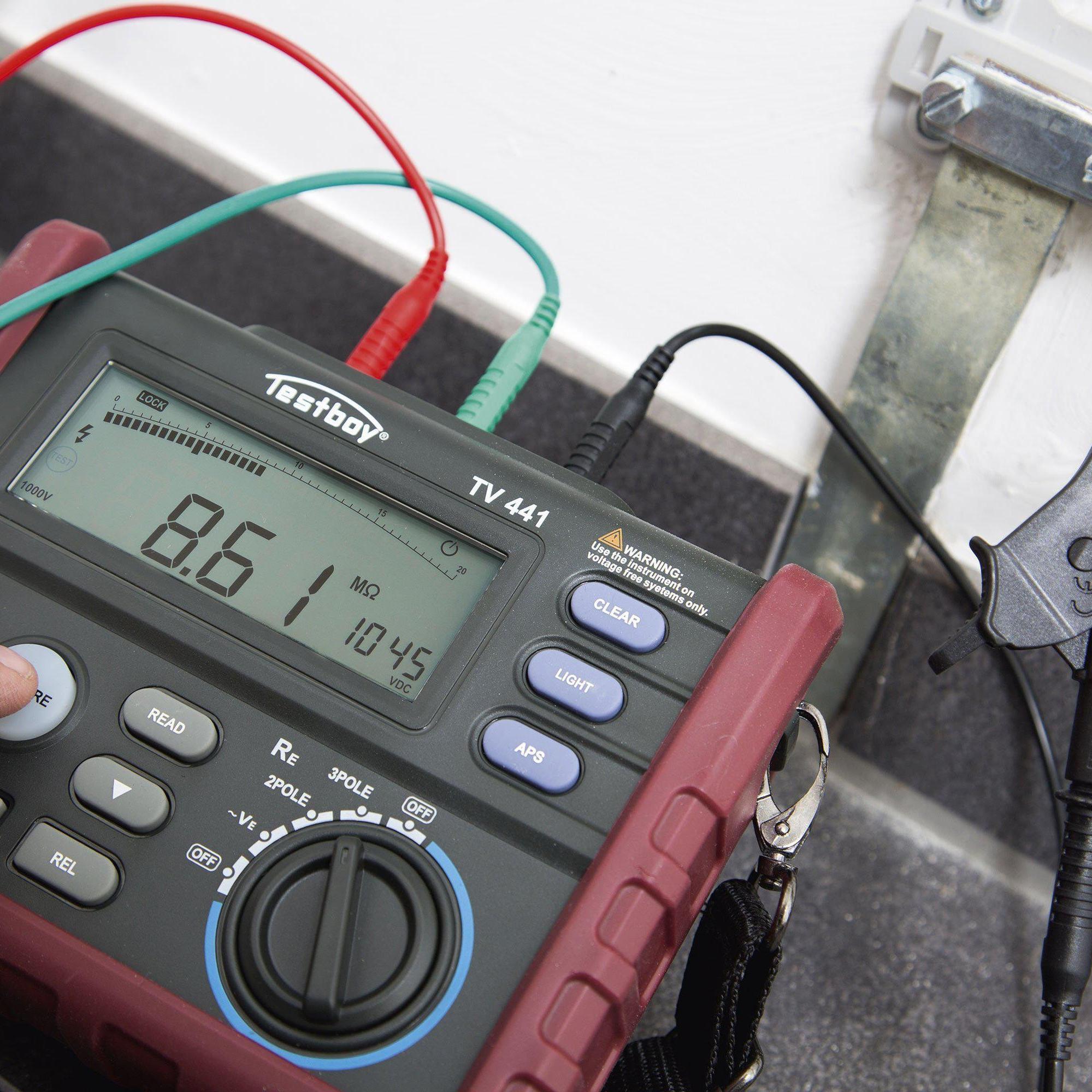 Testboy TV 431 Цифров измерител на изолационно съпротивление, 2500 V - Rittbul