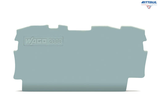 WAGO 2000-1391 Крайна капачка за серия 2000-13хх, сива - Rittbul